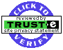 TrustE Verification Certificate logo