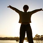Man enjoying freedom of Humana Gold Choice